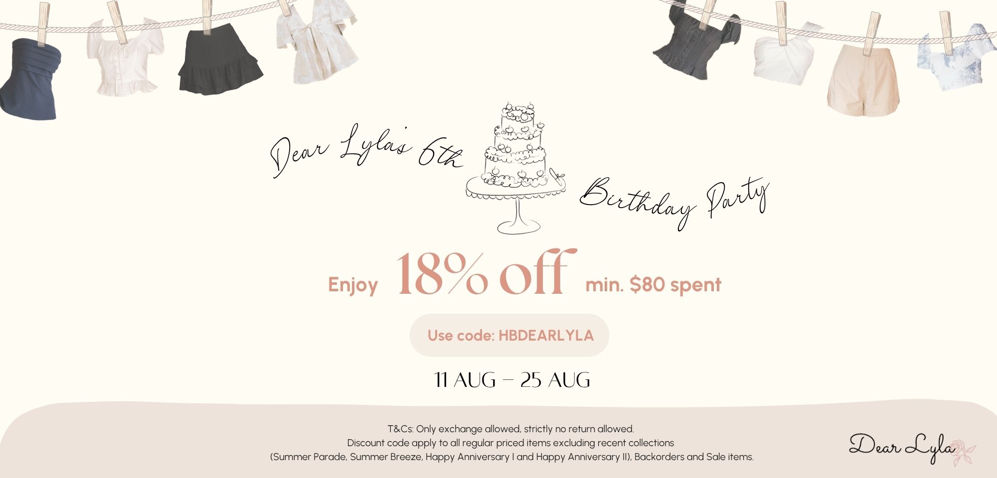 6th Anniversary Sale