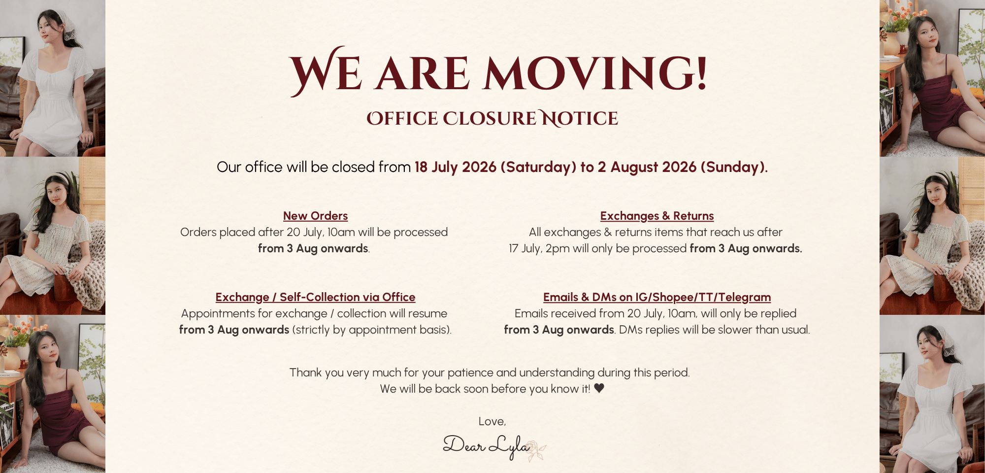 Office Closure (Moving Out 2026) 