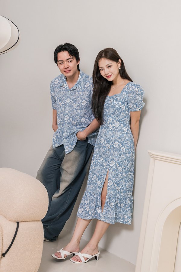 Benjamin Oversize Collar Shirt (Posh Batik)