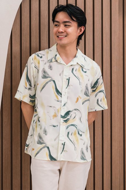 (Backorder - Arrive AFTER CNY) Benjamin Collar Shirt (Lunar Art)