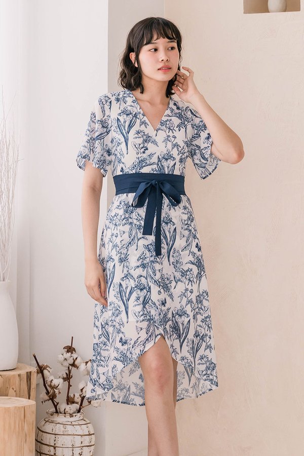 Arya Kimono Midi Dress (Enchanted Reverie)