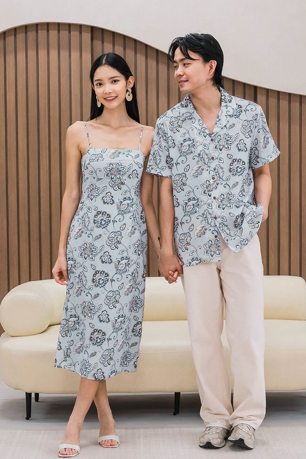 Jayden Collar Shirt V2 (Blue Batik Charms)