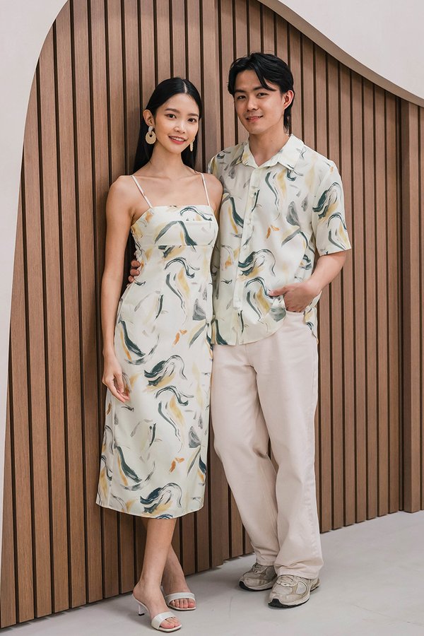 *RESTOCKED* Benjamin Oversize Collar Shirt (Lunar Art)