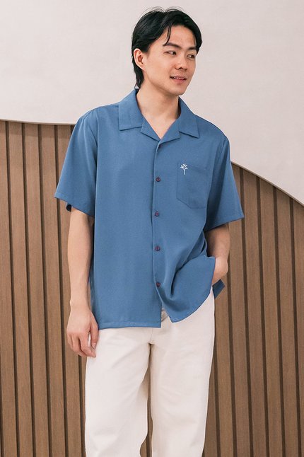 Jordan Collar Shirt (Blue Spring Bloom)
