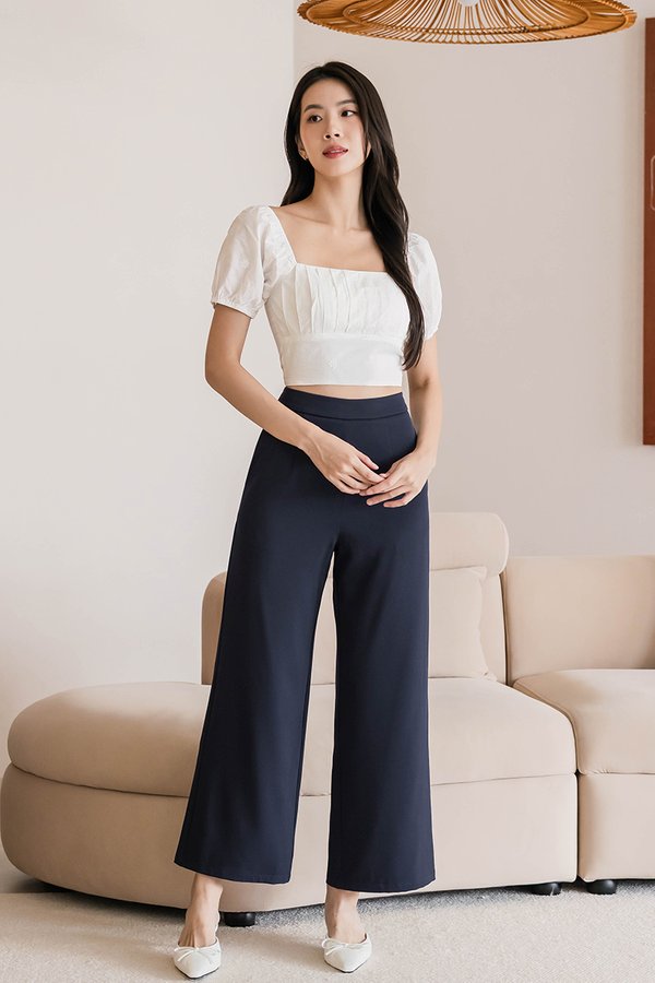 Pearlie Wide Leg Pants - Regular (Midnight)