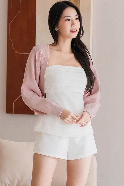 Lindy Slouchy Cardigan (Blush)
