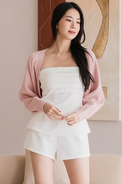 Lindy Slouchy Cardigan (Blush)
