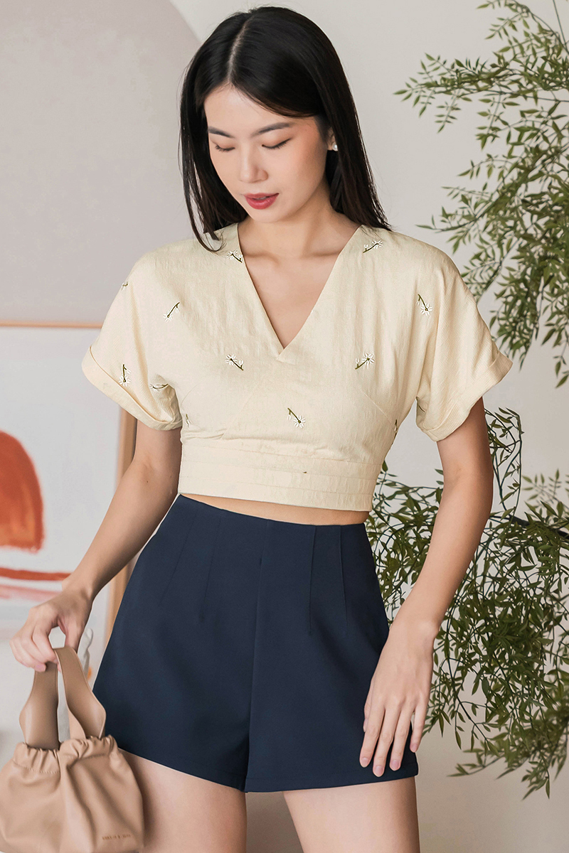 Kimono Hana Top Broken White