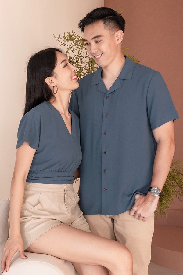 Jayden Collar Shirt V2 (Hale Blue)