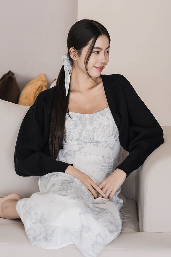 Lindy Slouchy Cardigan (Black)