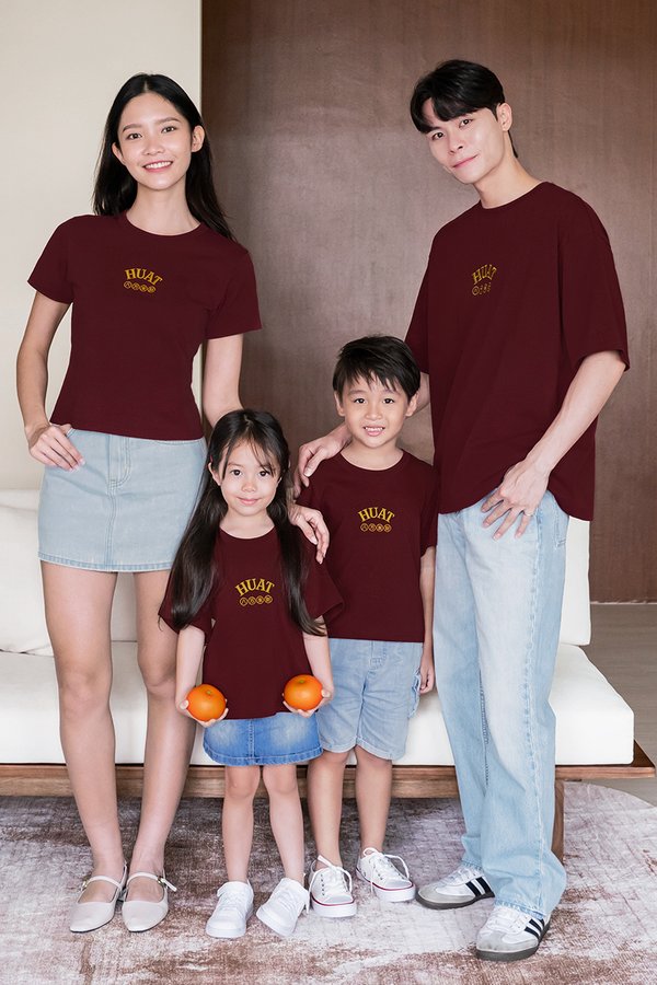 發 HUAT Regular Tee (Maroon)