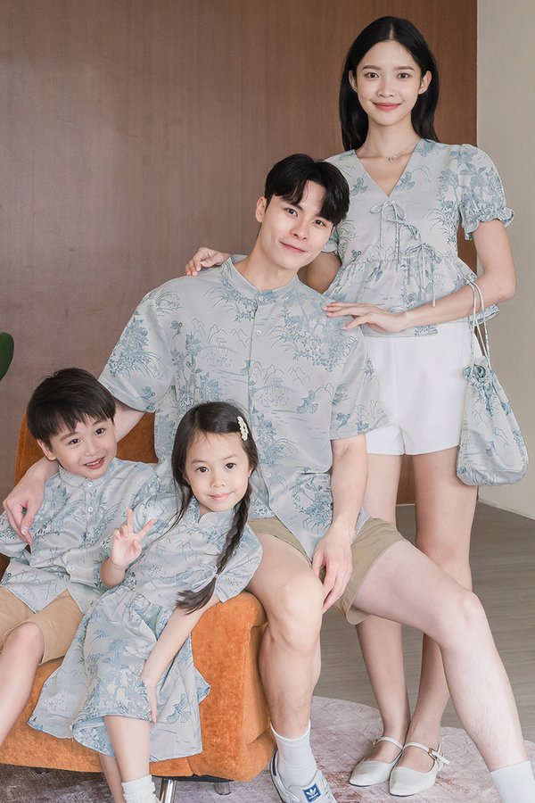 Abundance Fortune Mandarin Bag 福气满满 (Blue Treasures)