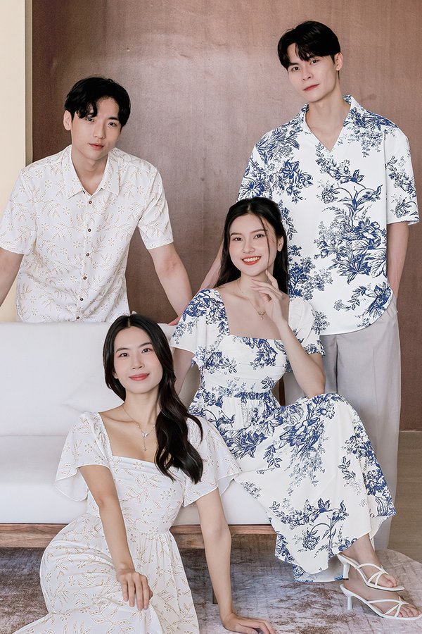 Heather Padded Flutter Sleeve Folds Midaxi Dress (Sand Opulent)