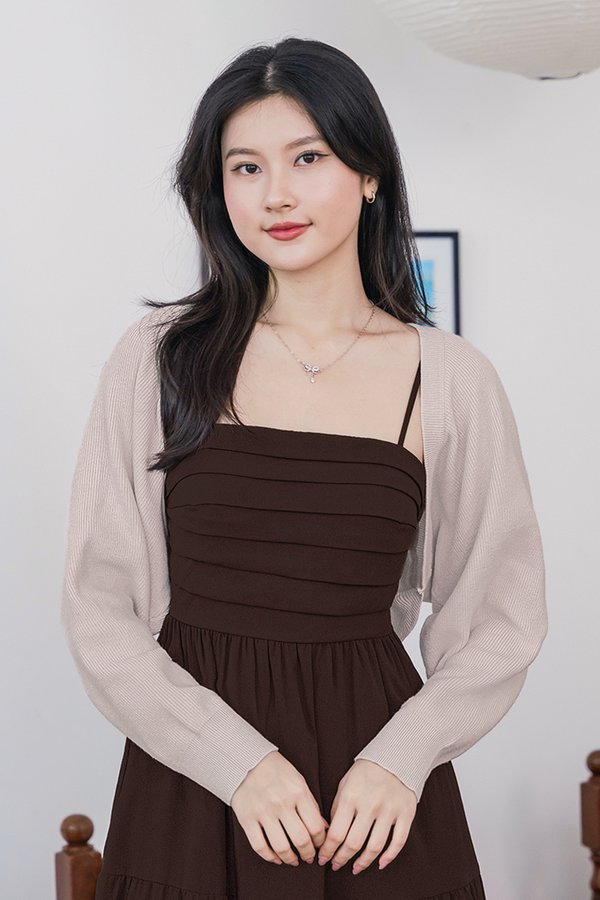 Lindy Slouchy Cardigan (Dusty Pink)