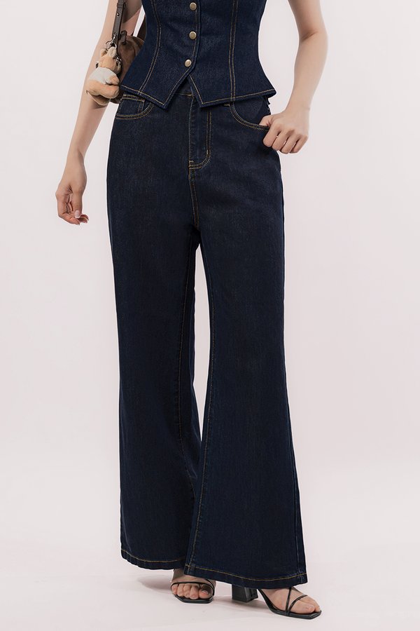 Kinsley Wide Leg Baggy Jeans - Regular (Vintage Wash)