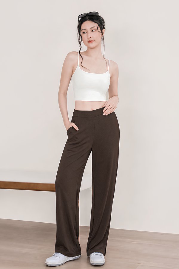 Adelyn Lounge Pants - Petite (Coffee)