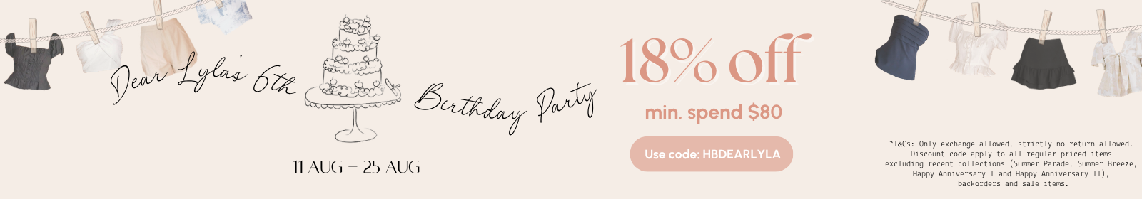 6th Anniversary Sale
